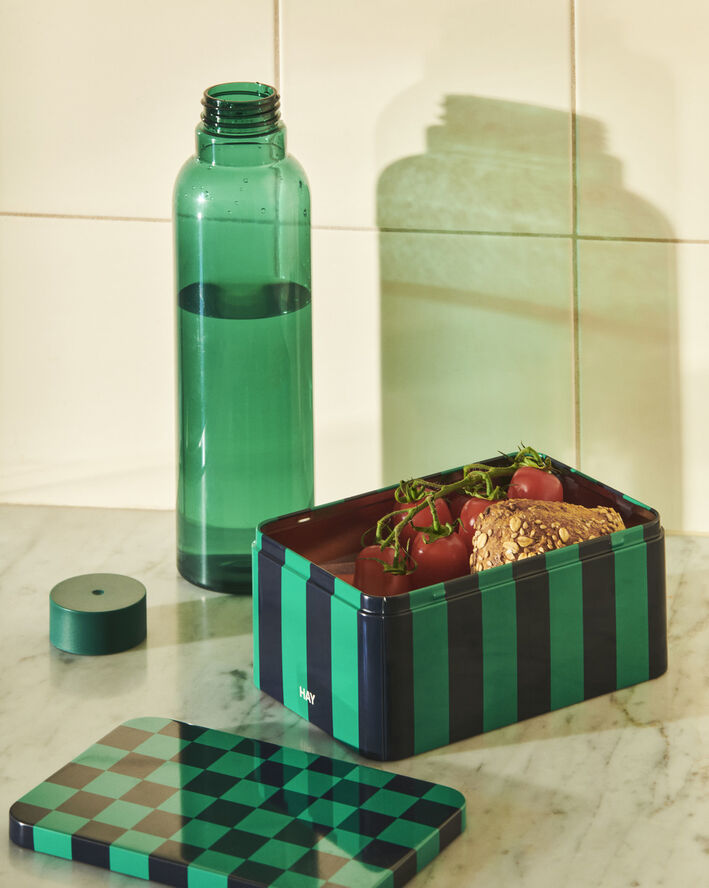 Tin Container-Small-Green and dark