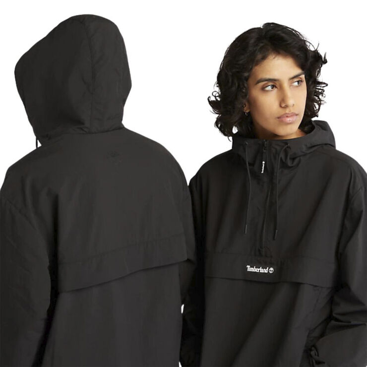 half-zip windbreaker jacket