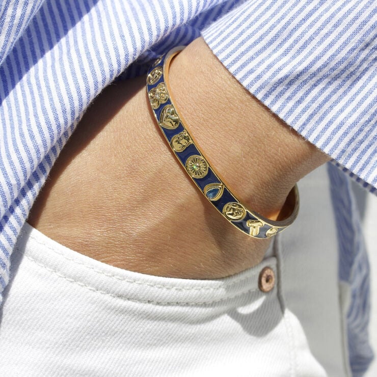 Global Goals Bangle - Blue