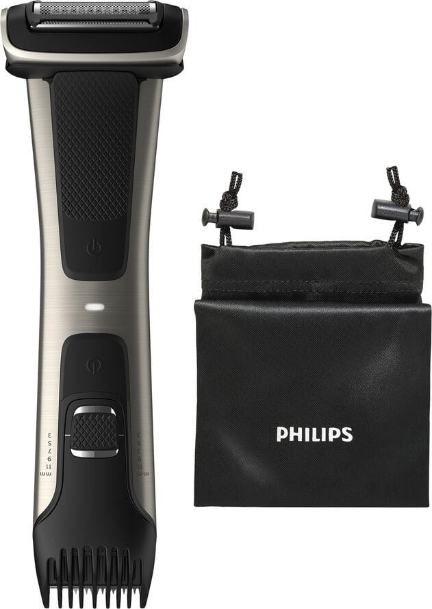 Philips Bodygroom Series 7000 Trimmer til lyske og krop, tåler vand