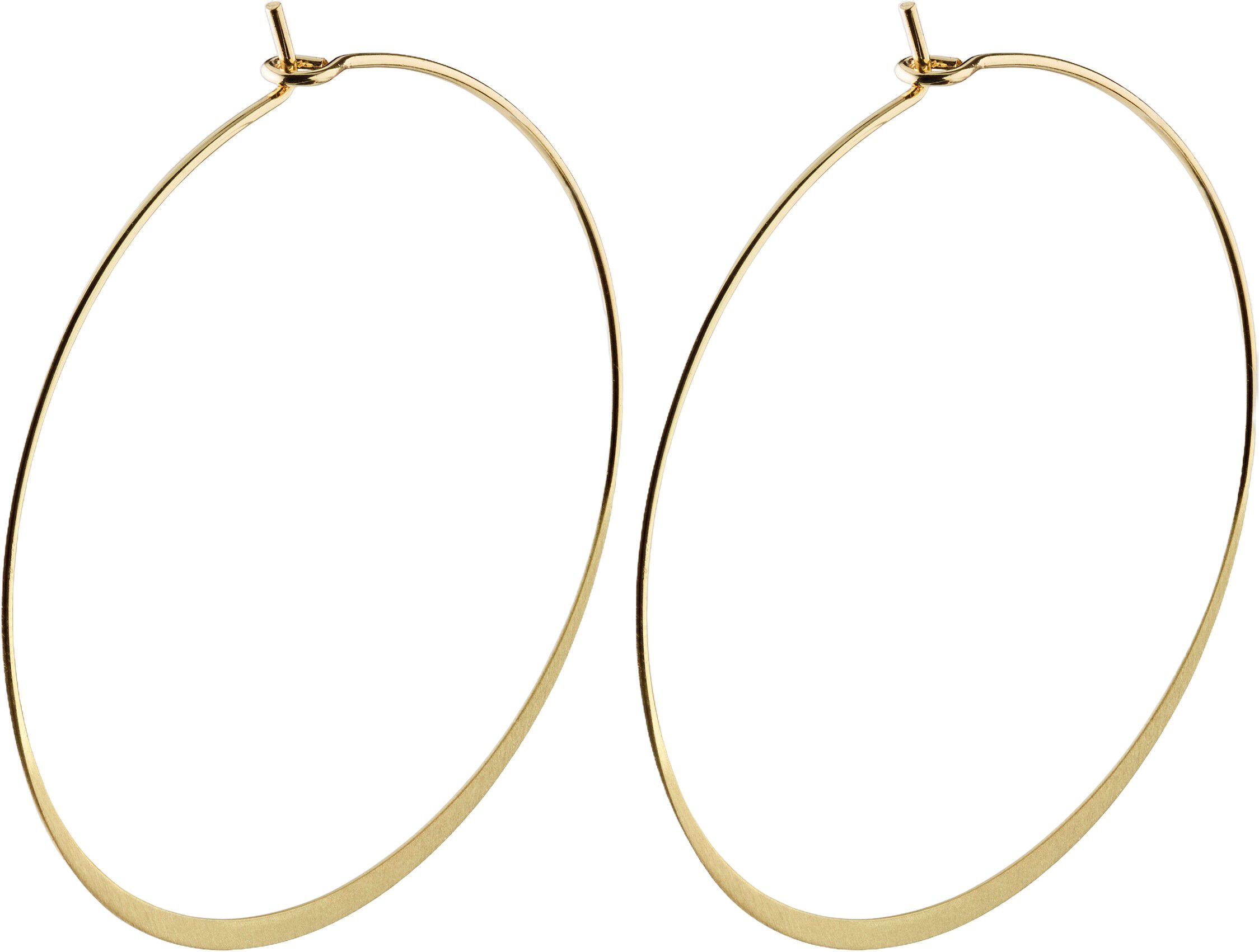 TILLY large hoop earrings gold-plated
