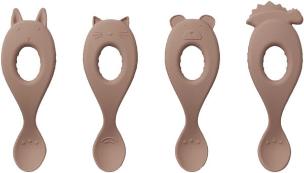 Liva silicone spoon 4-pack