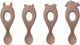 Liva silicone spoon 4-pack