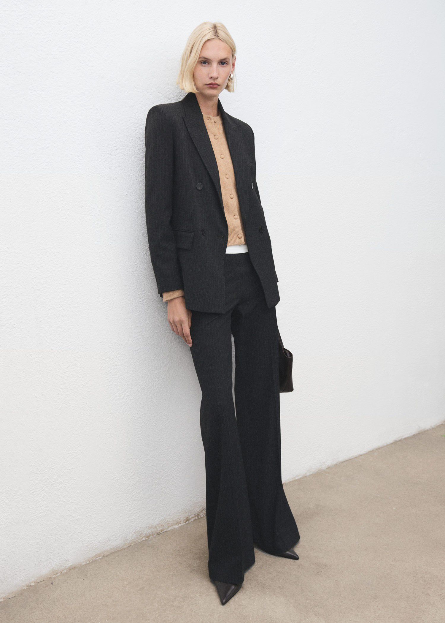 Knitted button cardigan