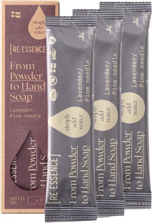 H&aring;nds&aelig;be - 3 Refills (Lavendel/Fyrren&aring;l)