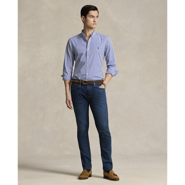 Slim Fit Stretch Poplin Shirt