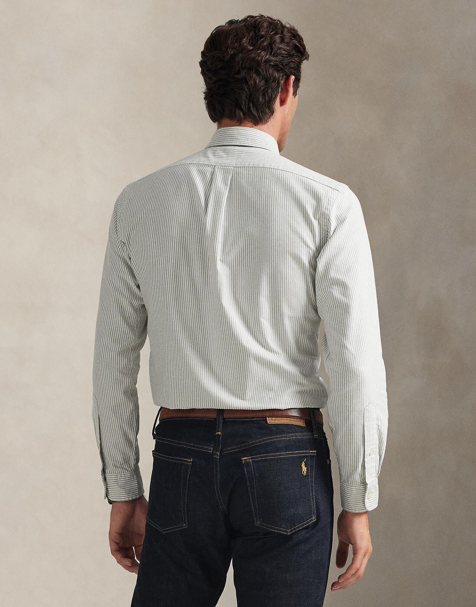 Custom Fit Striped Oxford Shirt