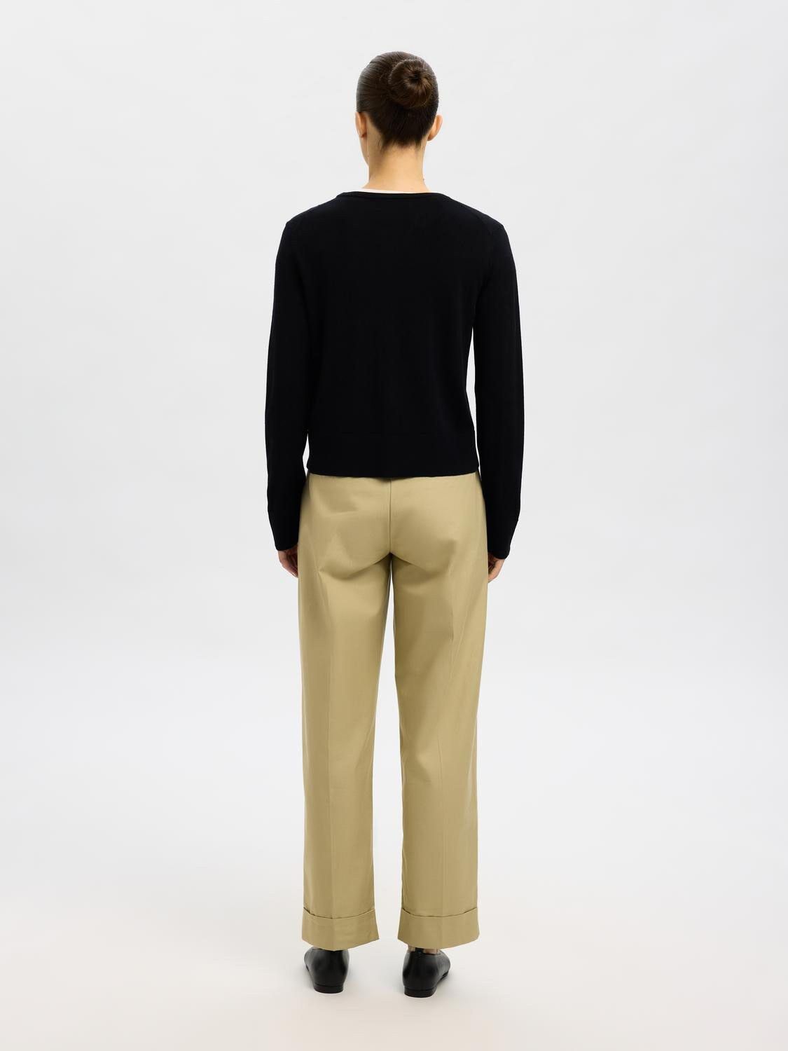 SLFTHEA LS KNIT MERINO CARDIGAN NOO