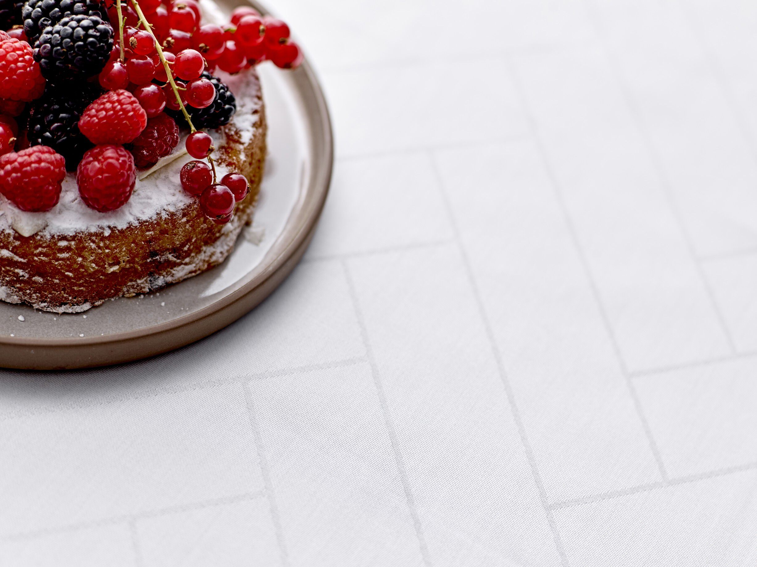 Serviet Tiles Damask Optisk hvid 4 stk