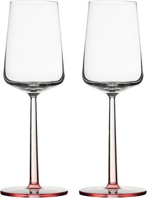 Essence hvidvinsglas 33cl rosa 2 stk.