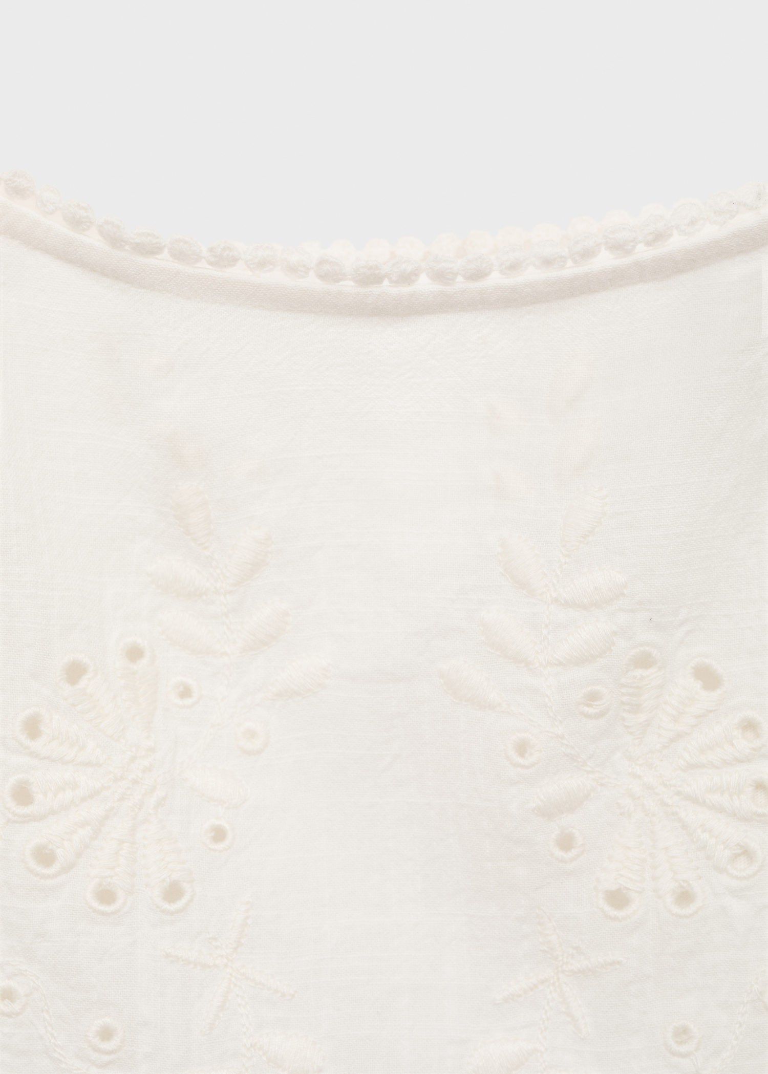 Lace embroidered top