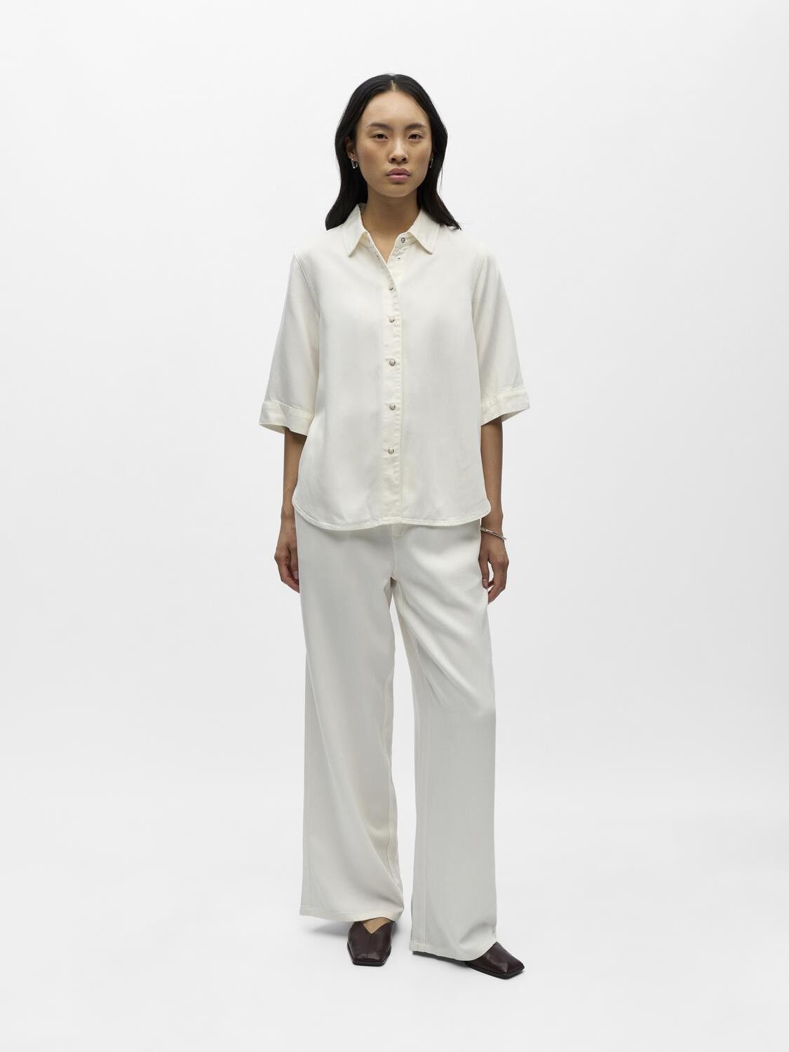 OBJFRAME 2/4 RE DENIM TOP NOOS