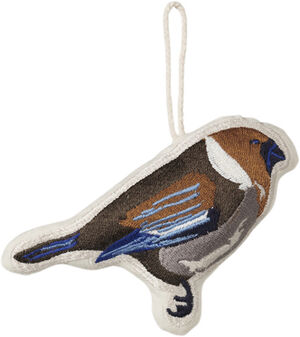 Bird Broderet juletræspynt