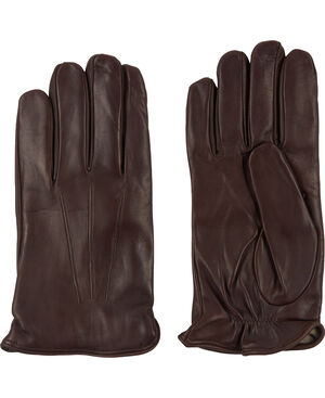 Herrehandsker i l&aelig;der