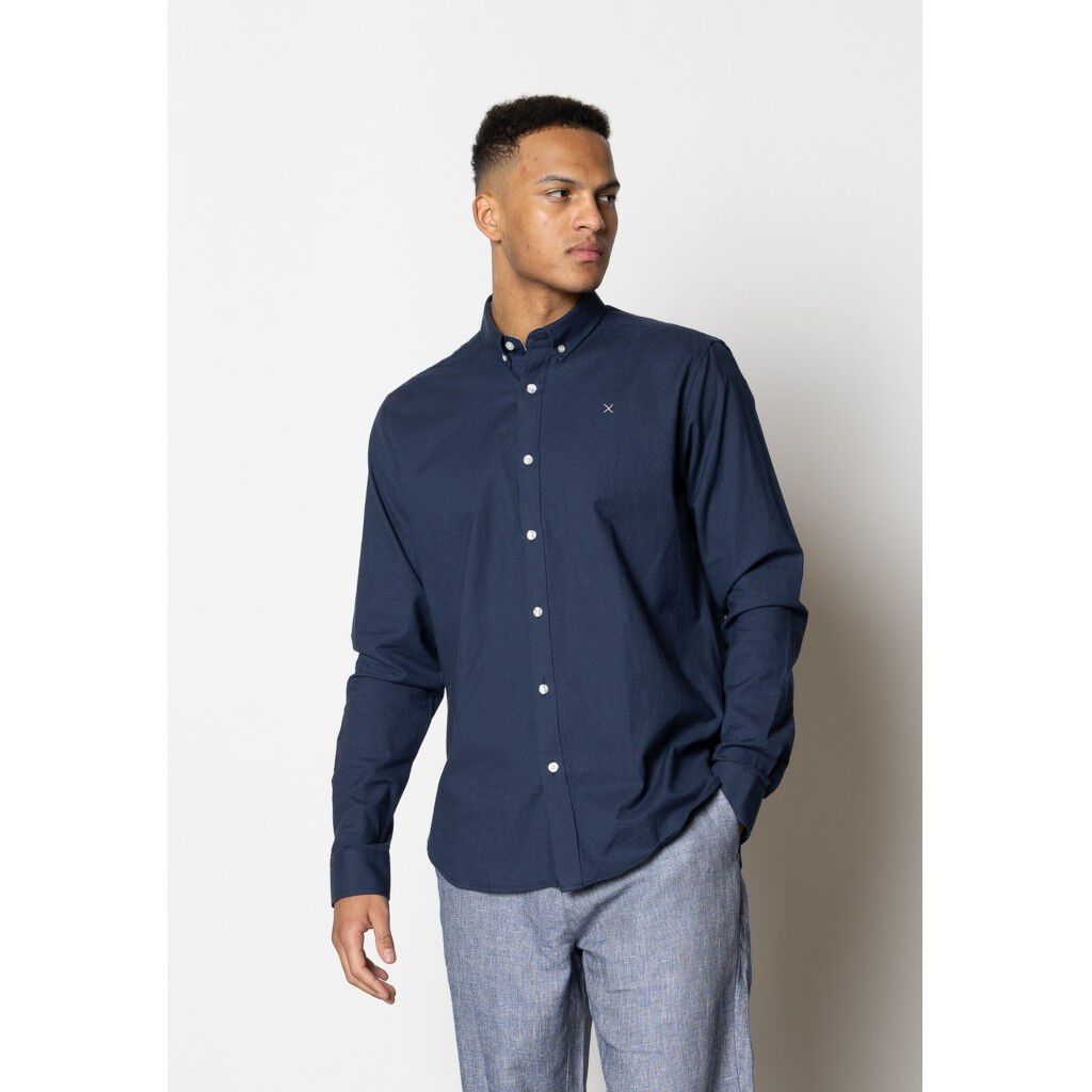 Oxford Stretch Plain L/S