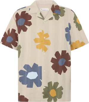 Relaxed print short sleeve shirt