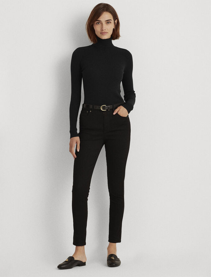 Ribbed Turtleneck Sweater