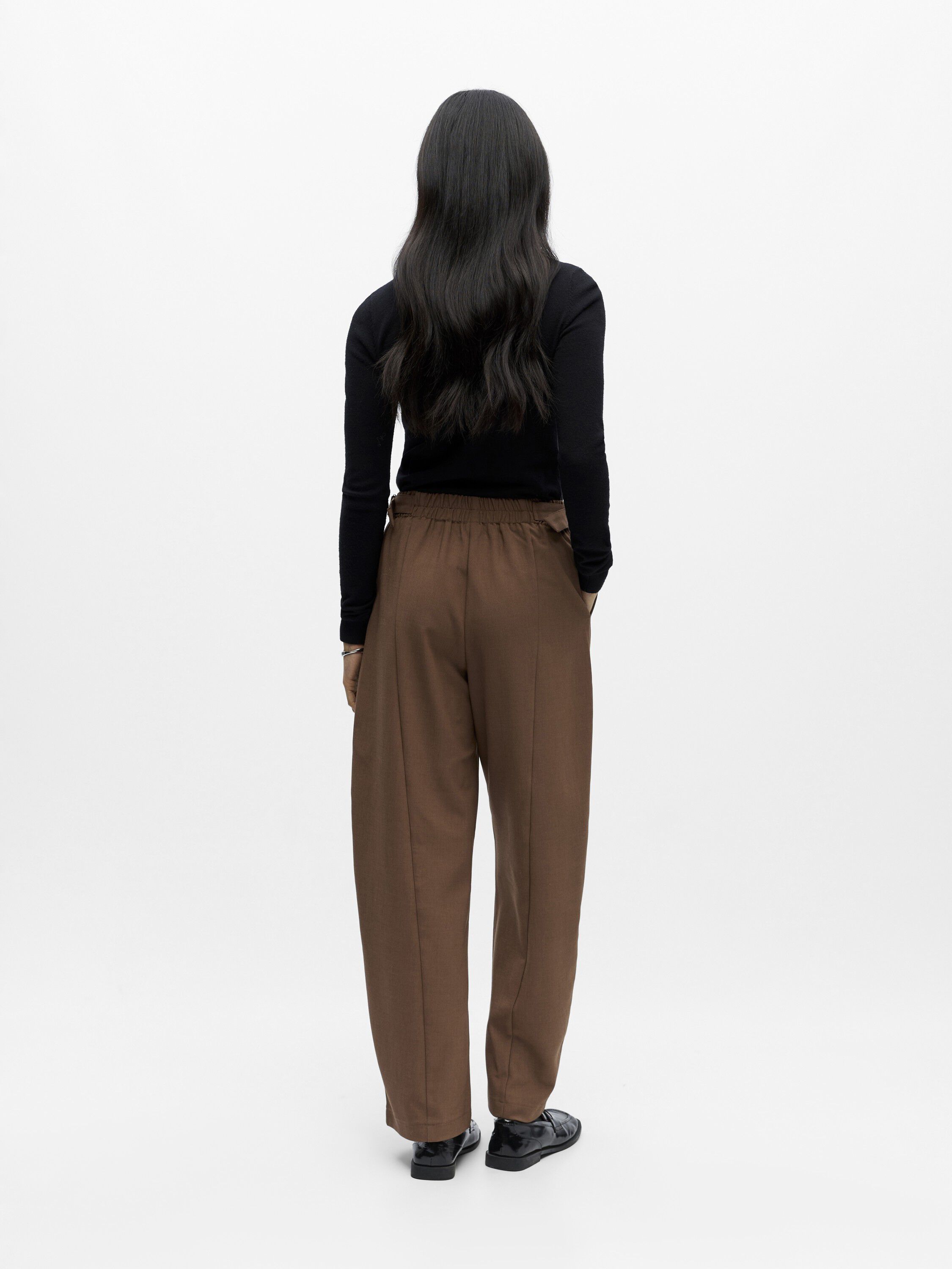 OBJINELA MW TAILORED WIDE PANTS E A