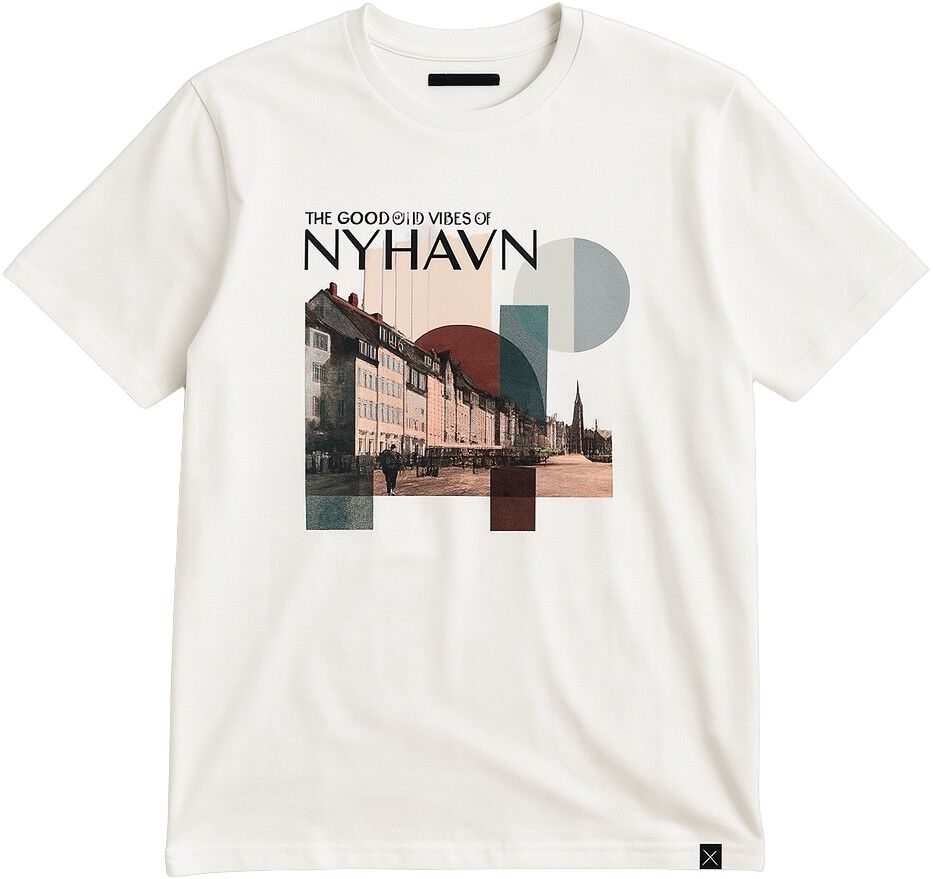 Nyhavn collage organic t-shirt