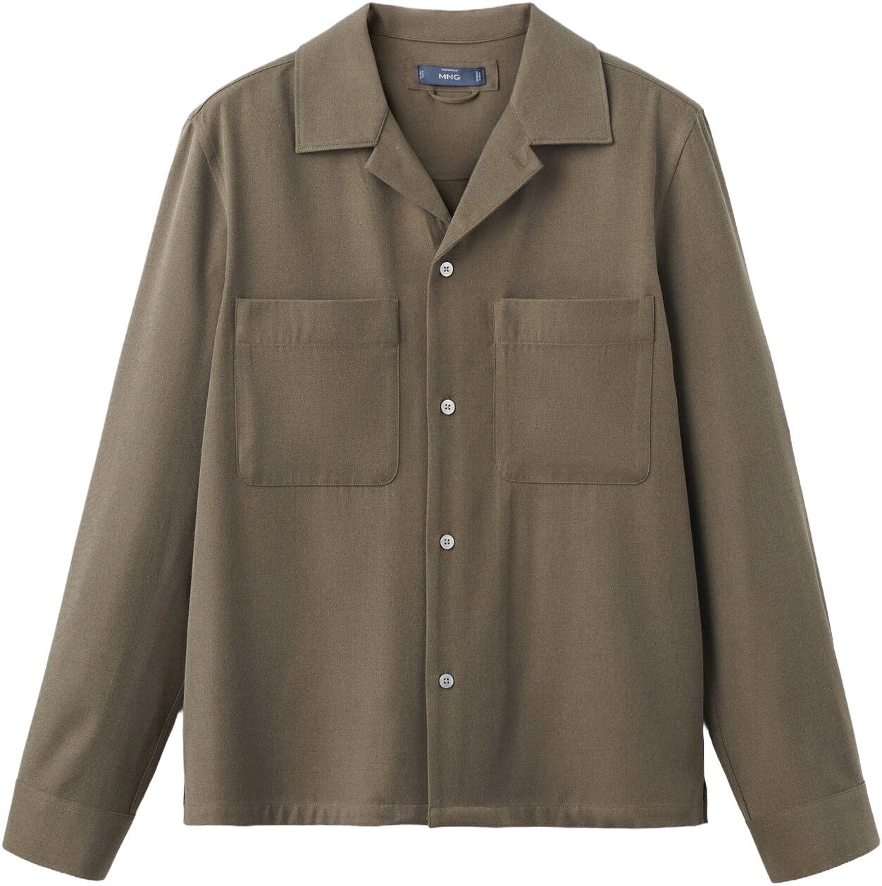 Regular-fit overshirt with pocket