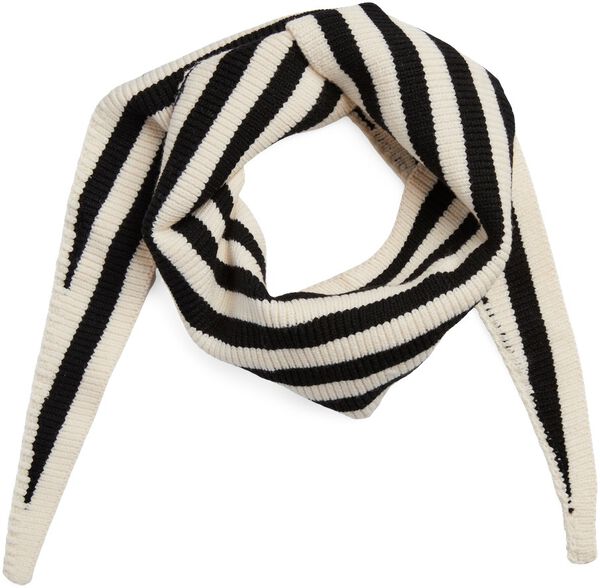 PCLULLU MINI STRIPE KNIT SCARF BC
