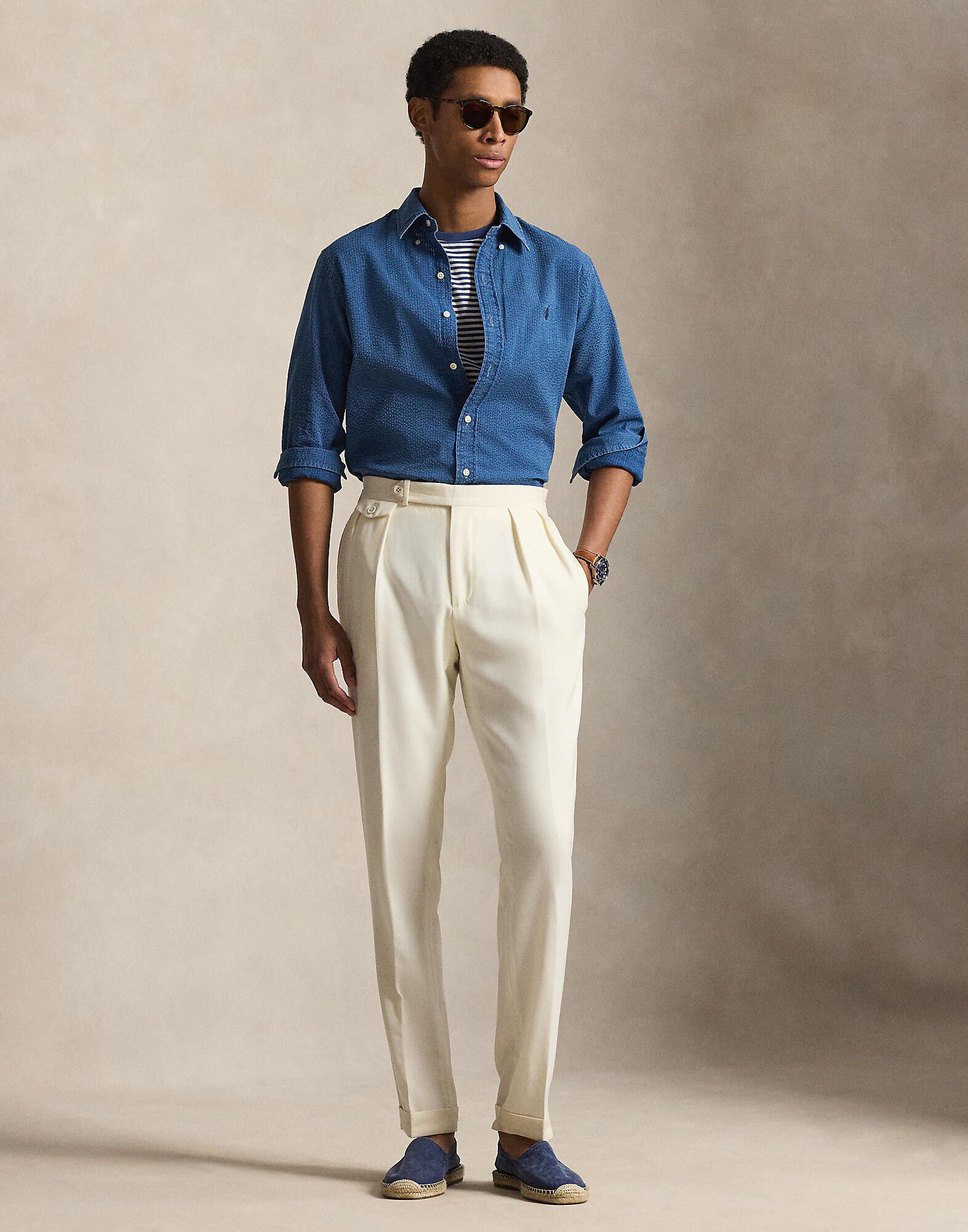 Custom Fit Seersucker Shirt