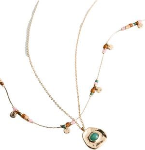 Mixed double necklace