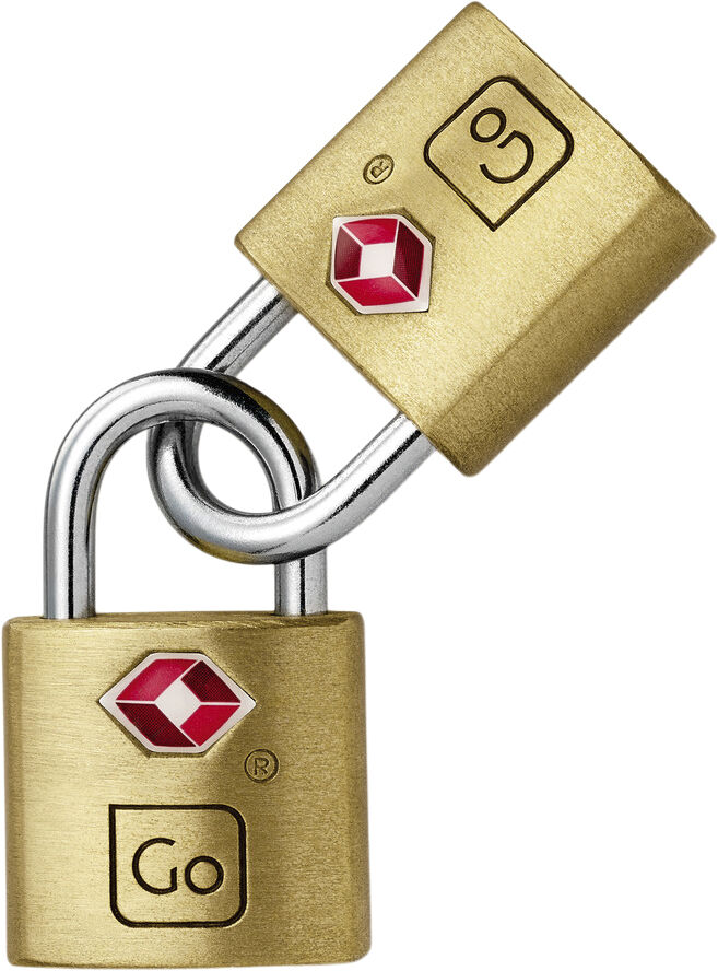 TSA Brass Padlocks Twin Pack