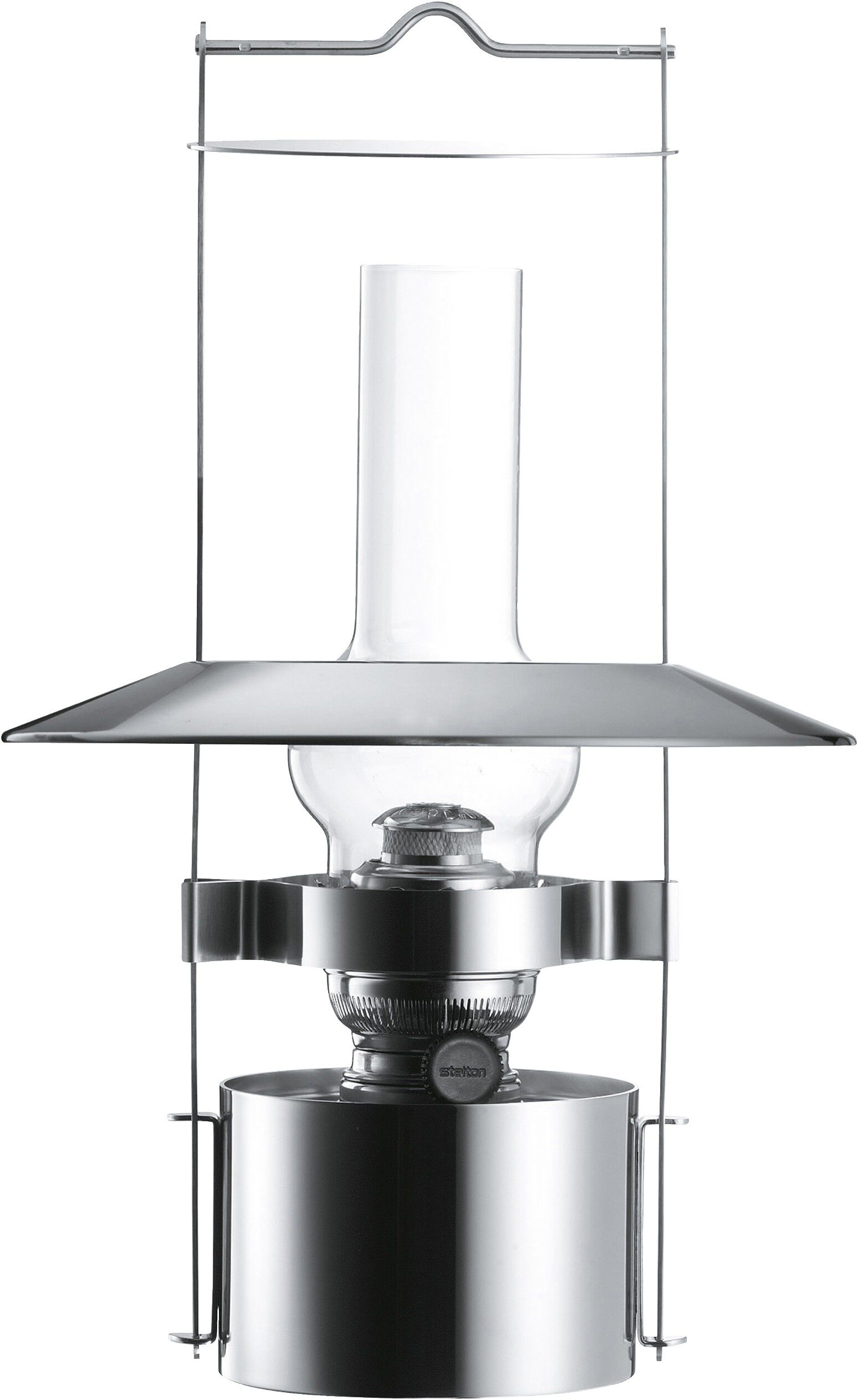 EM skibslampe H 43 cm steel