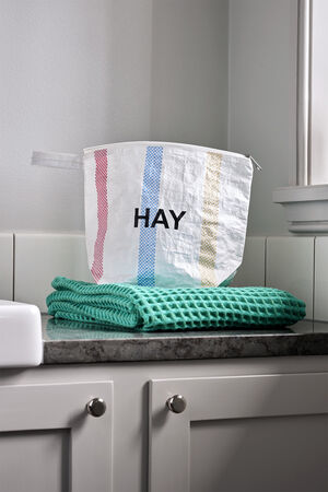 Candy Stripe Wash Bag-Medium-Multi