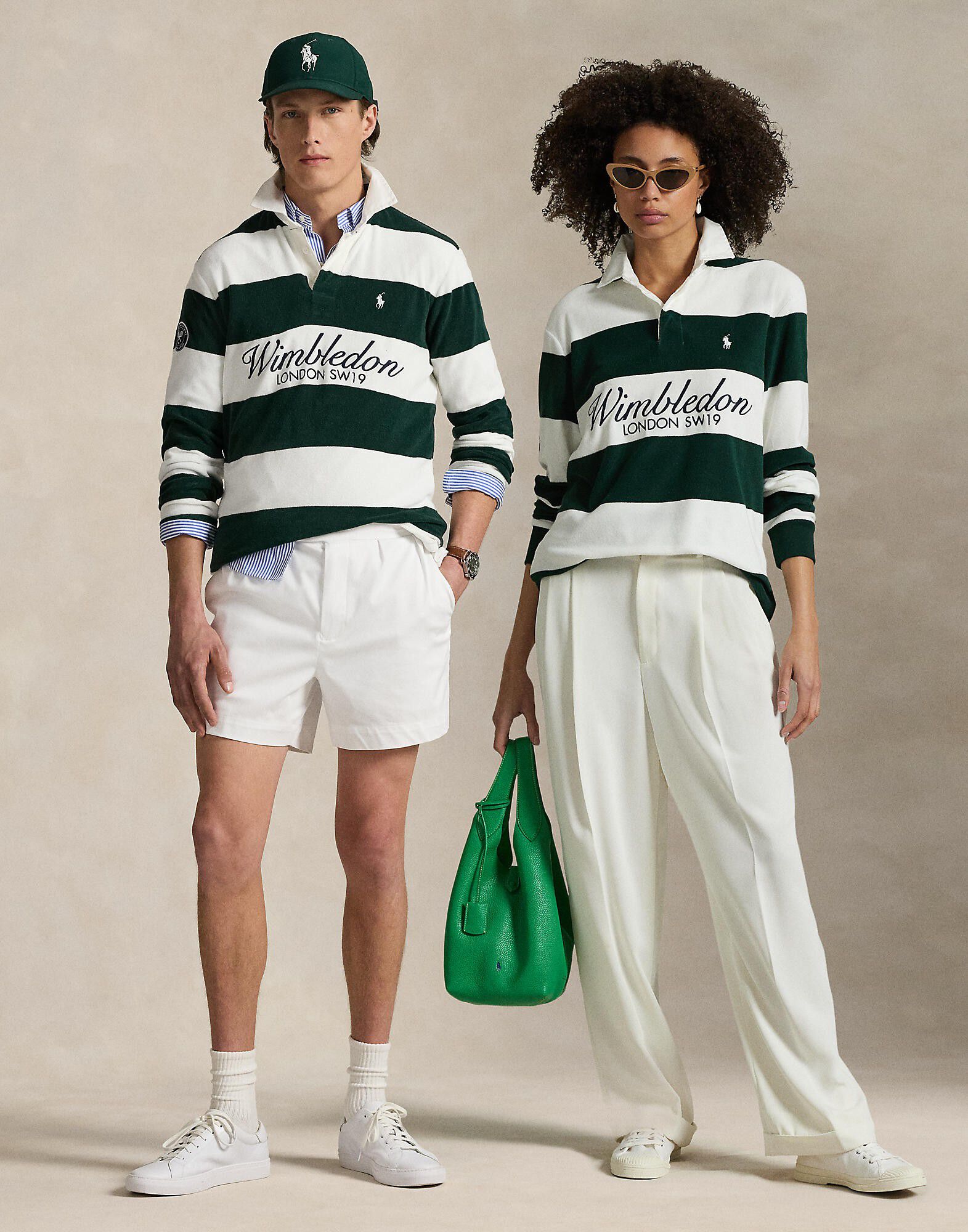 Wimbledon Classic Fit Terry Rugby Shirt