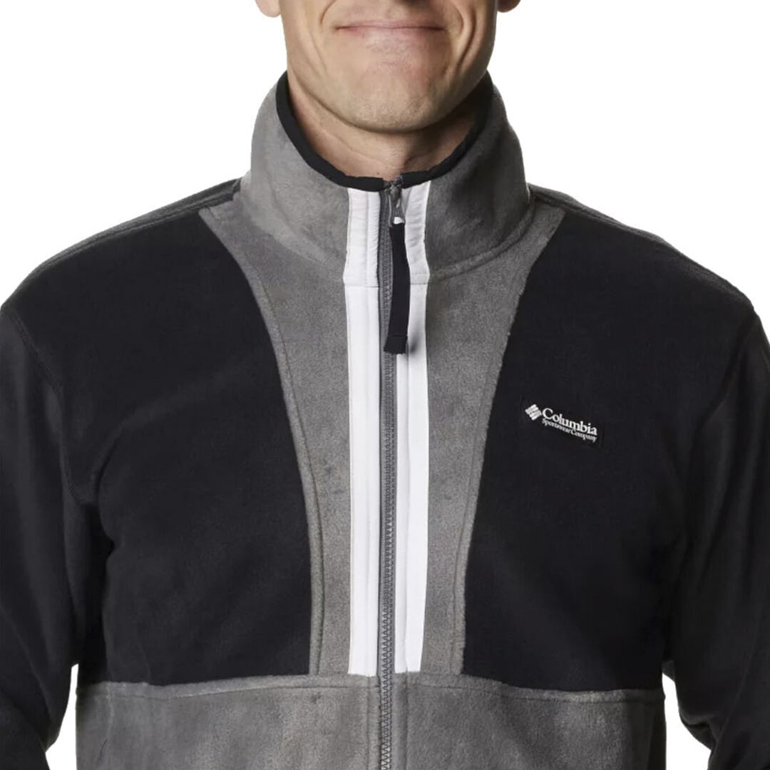 back bowl full zip fleece