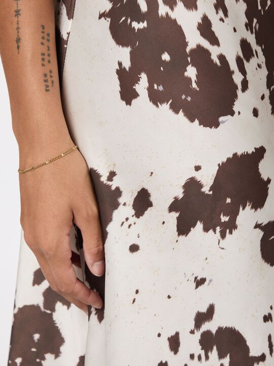 Viso Cow Print Skirt
