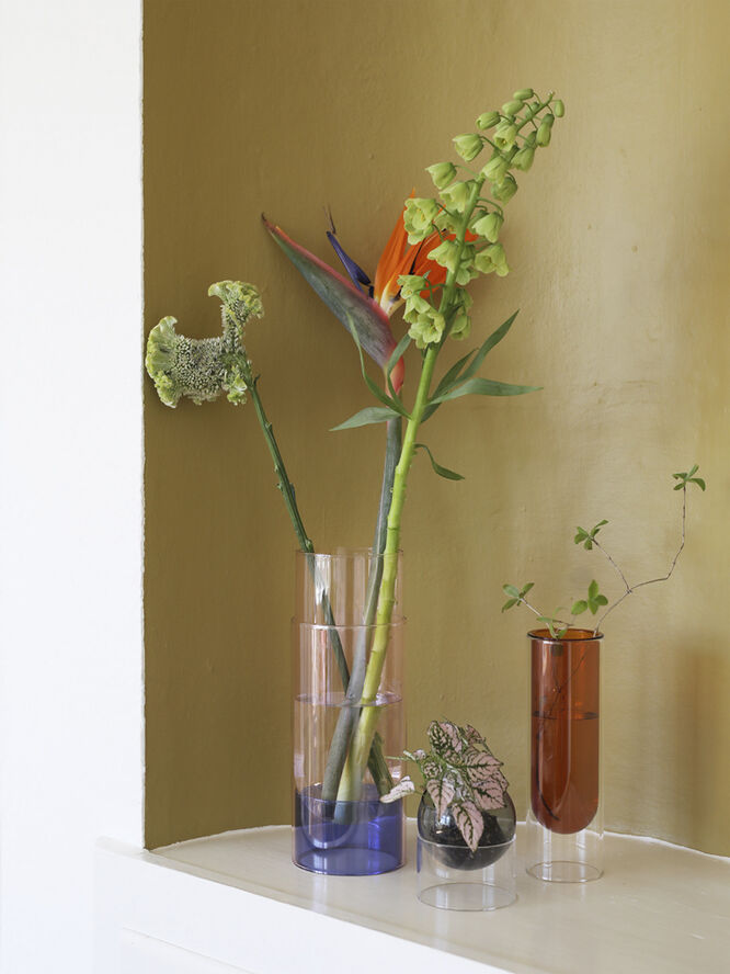 BOUQUET TUBE, LARGE, BLUE, 95270B