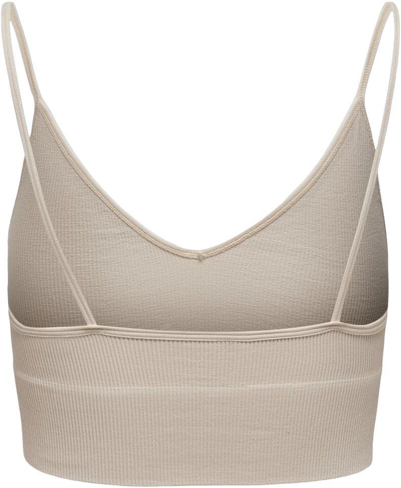 ONLVICKY RIB SEAMLESS VNECK TOP NOO