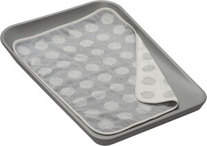 Topper til puslepude, Organic, Cool grey