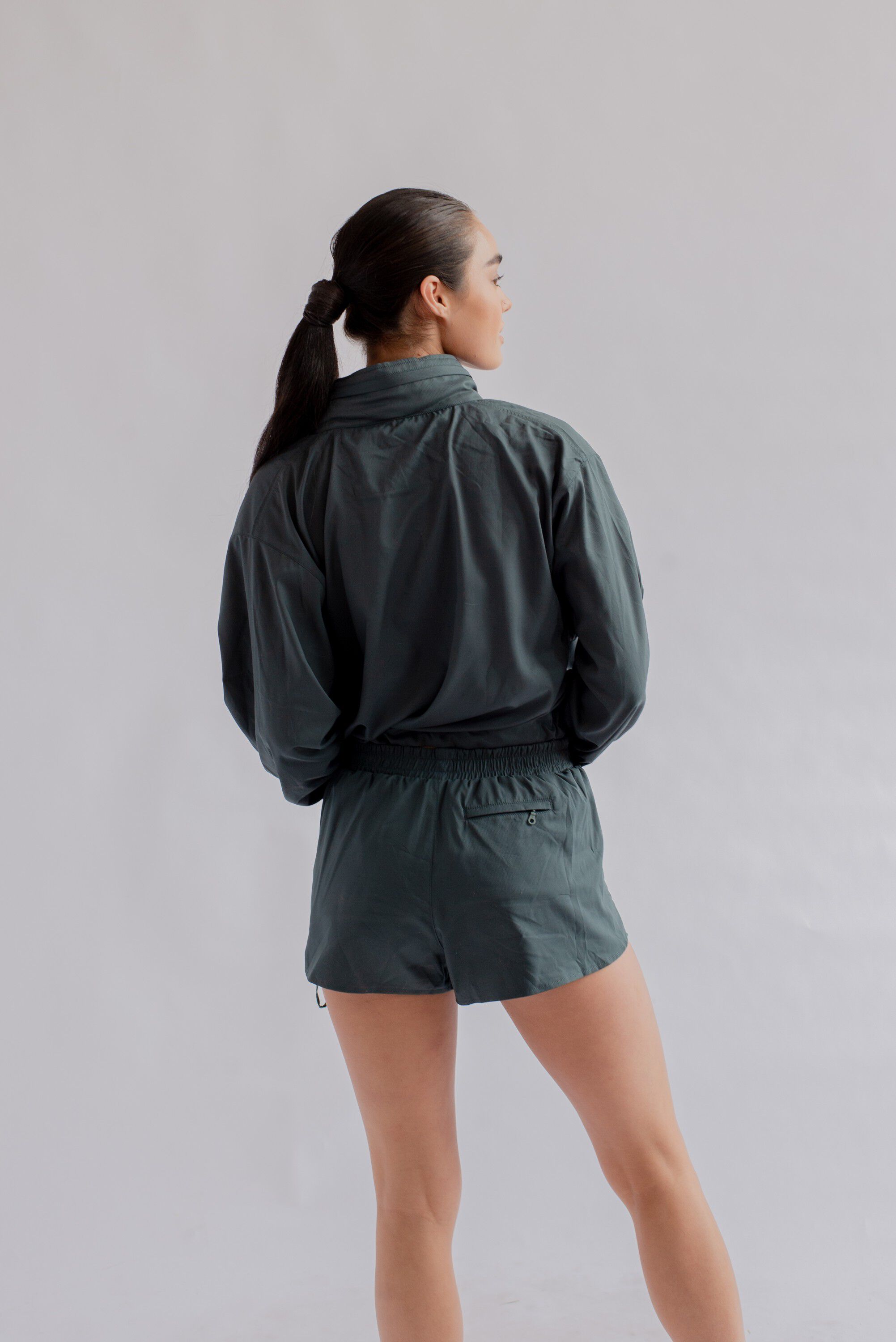 Hummingbird Windbreaker, Half Zip
