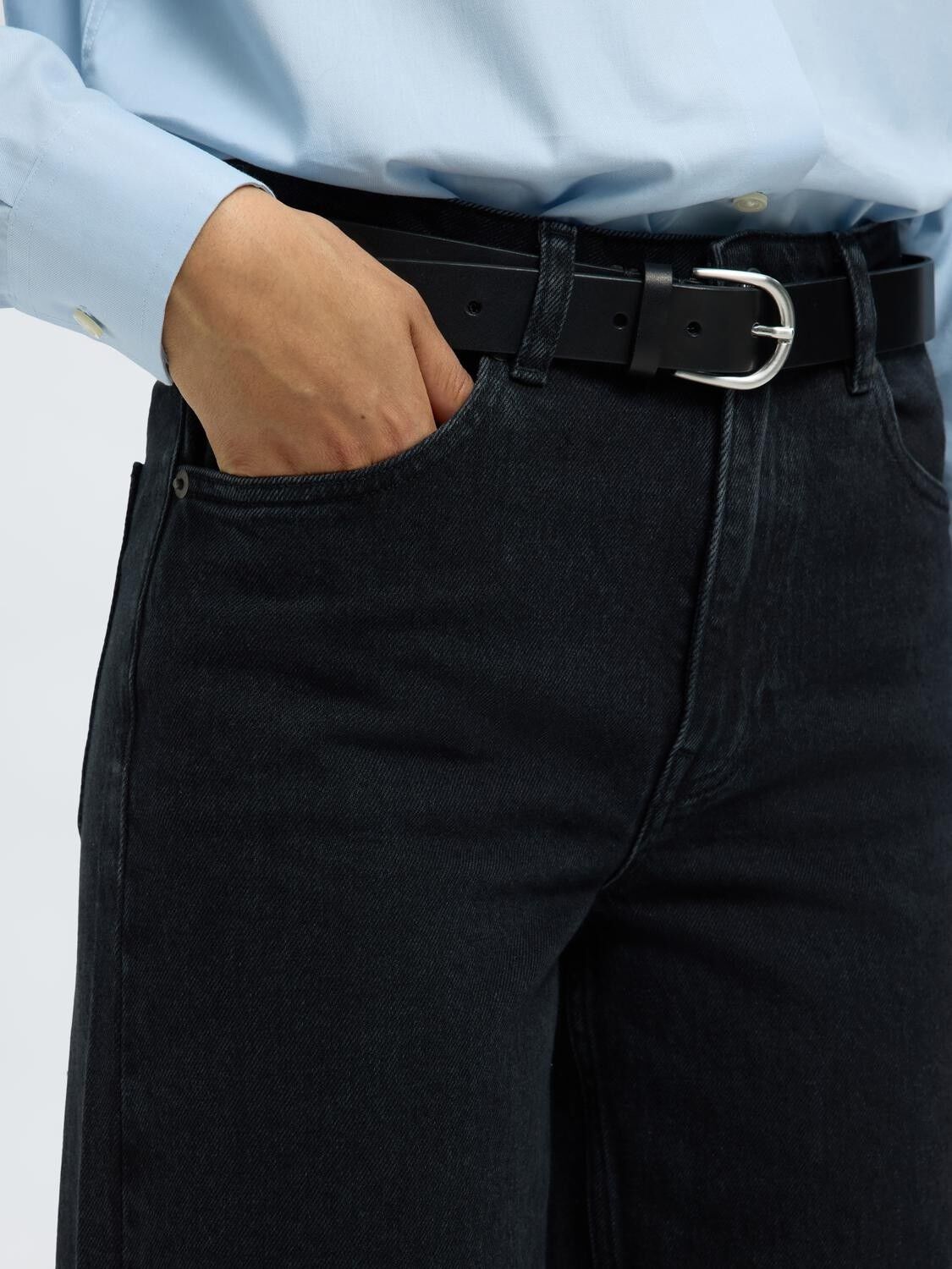 SLFWIDE BEA-KORI HW JEANS NOOS