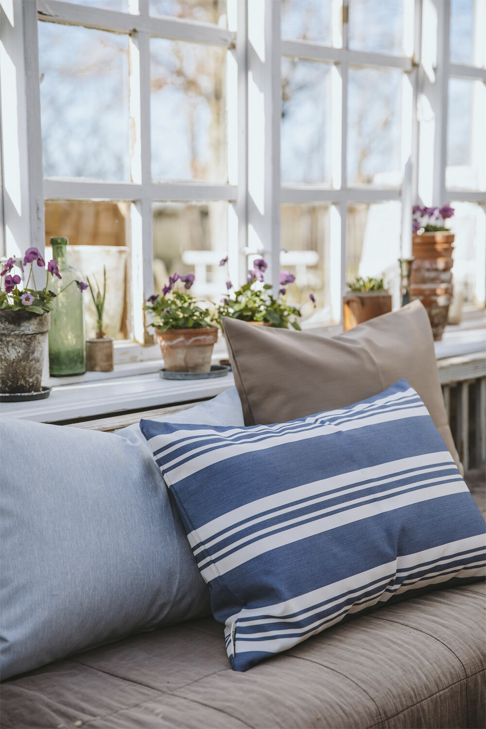 Fossflakes udend&oslash;rspude 50x50 cm. Taupe