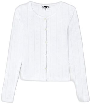 Compact pointelle rib jersey LS But