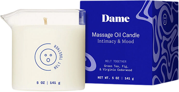 DAME PRODUCTS - MASSAGE OIL CANDLE MELT TOGETHER