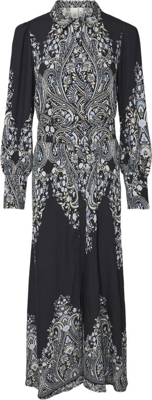 YASBIRMA LS LONG SHIRT DRESS S. - E
