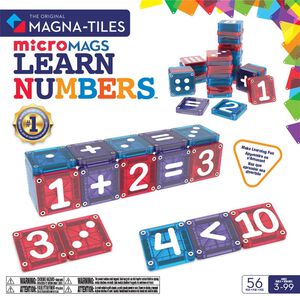 MAGNA-TILES, Learn Numbers, 56 pcs
