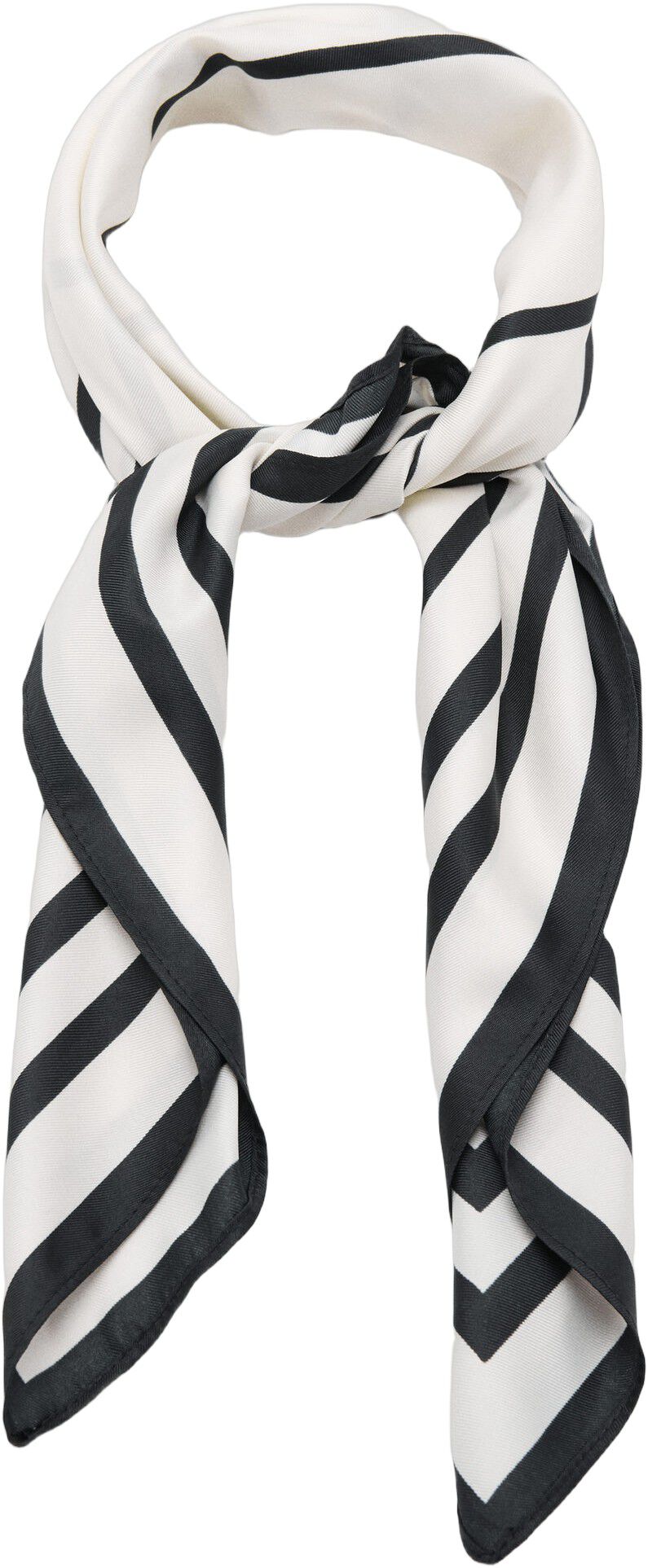 Geometric printed foulard