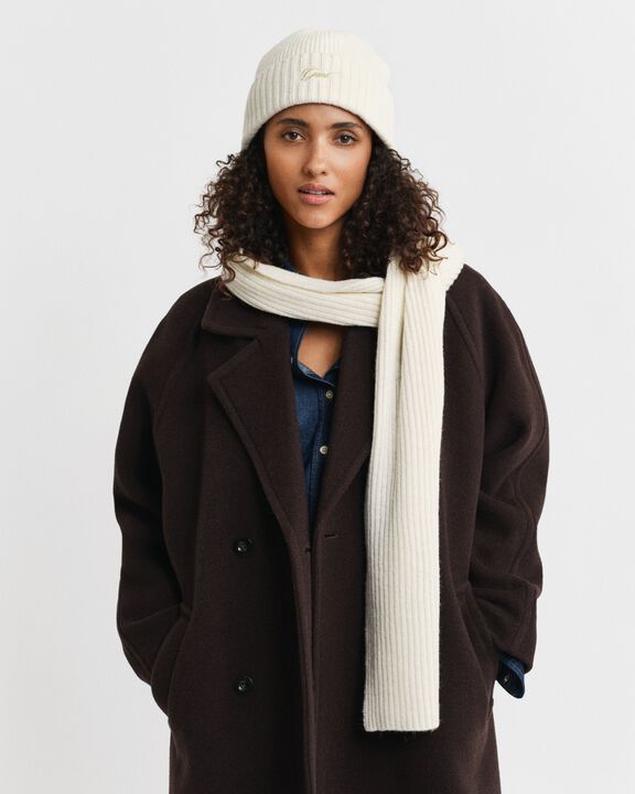 SCRIPT BEANIE AND SCARF GIFT SET