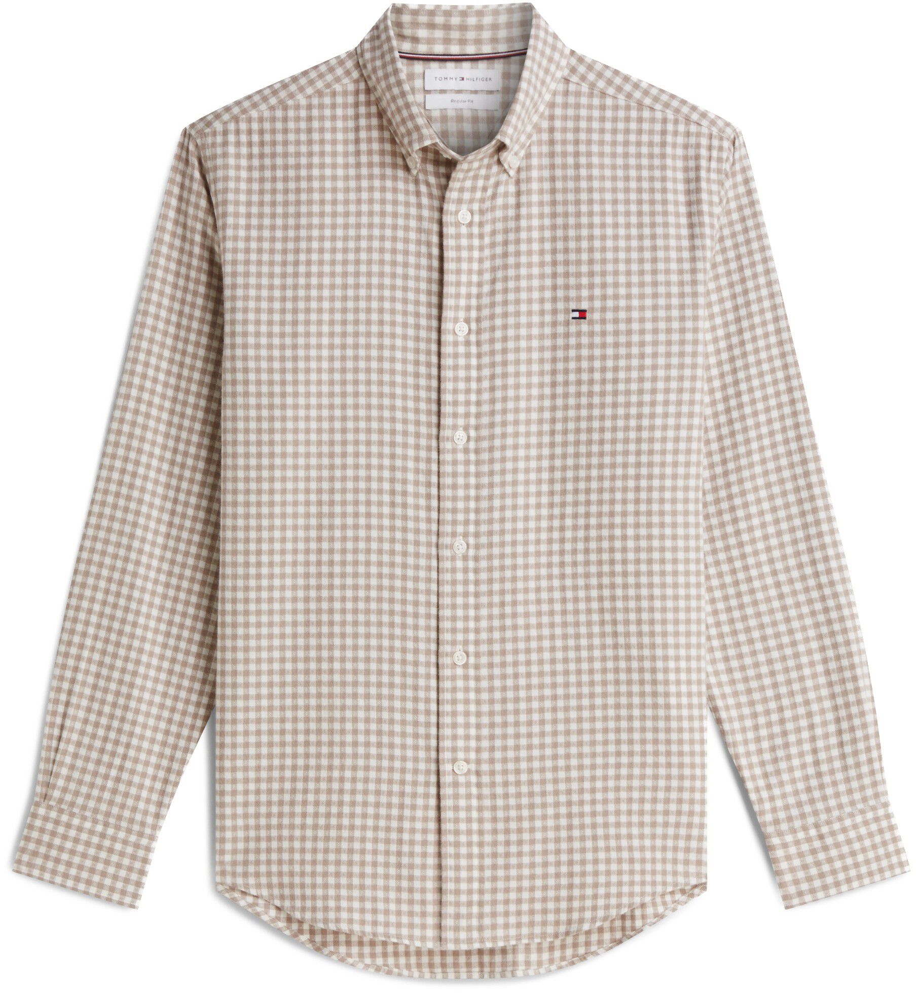 Regular Fit Gingham Dobby Flannel Shirt