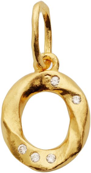 Alphabet Pendant Gold
