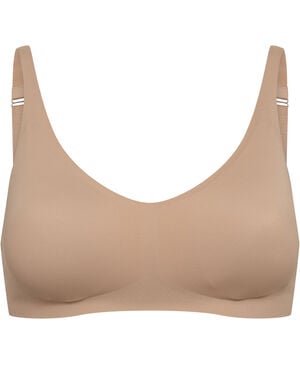 Super soft v-neck bra with molded s