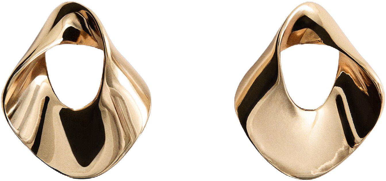 Earrings with relief design