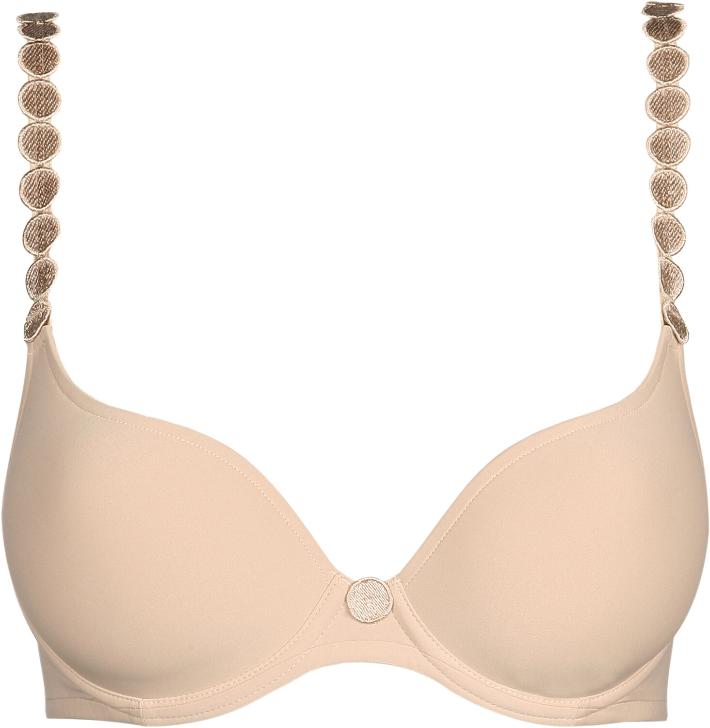 Tom hjerteformet bh med vattering